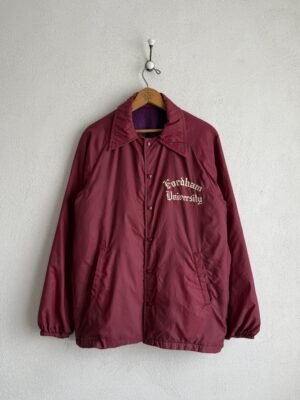 1960s “Fordham University” Lined Coach Jacket