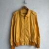 1980s Givenchy Mustard Bomber Jacket