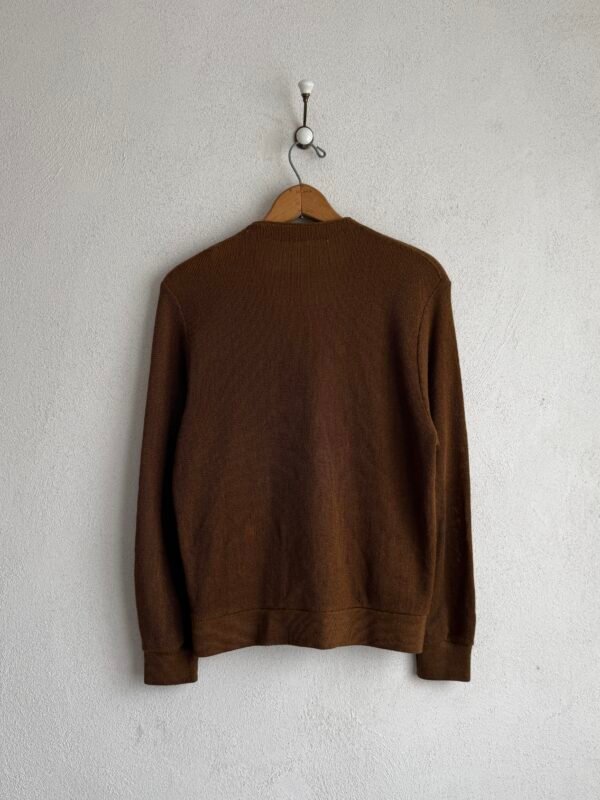 1960s Brown Knitted Cardigan ILGWU 