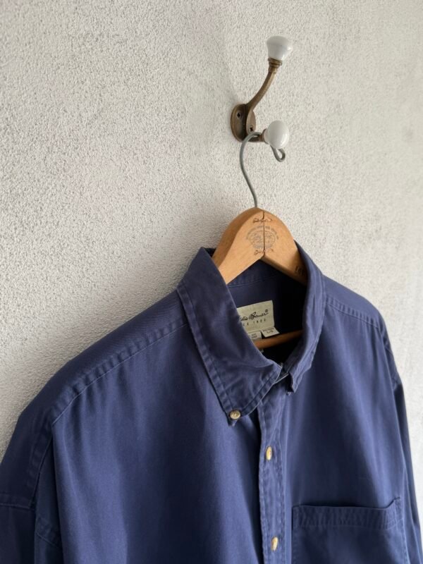 1990s Eddie Bauer Blue Navy Shirt