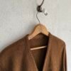 1960s Brown Knitted Cardigan ILGWU 