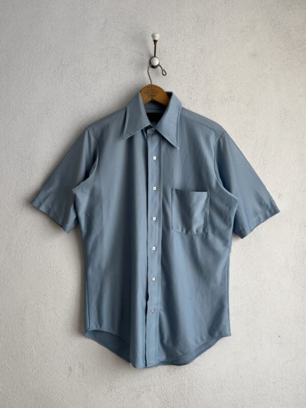 1970s Mexican Blue Shirt