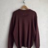 1990s Versace Jeans Couture Wine Knitted Sweater