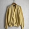 1980s Jantzen Butter Yellow Knitted Cardigan