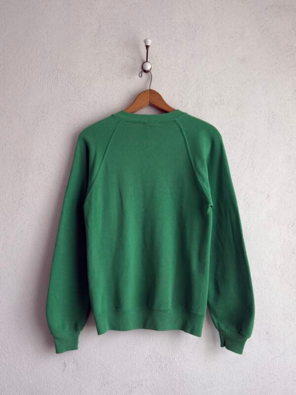 1990s Jerzees Green Sun Faded Crewneck