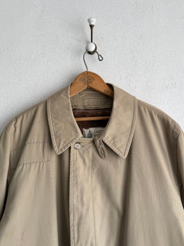 1960s London Fog Lined Trench Coat (Talon Zip)