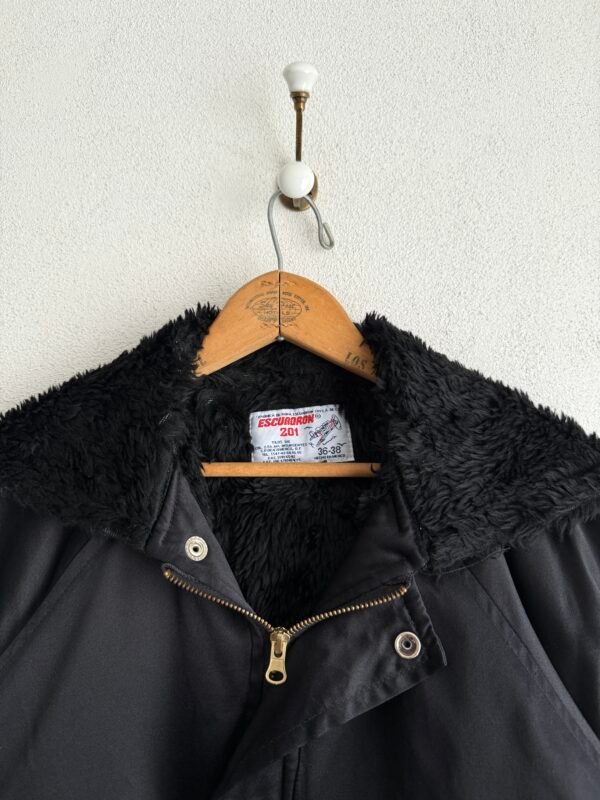 1990s Escuadron 201 Mexican Black Parka