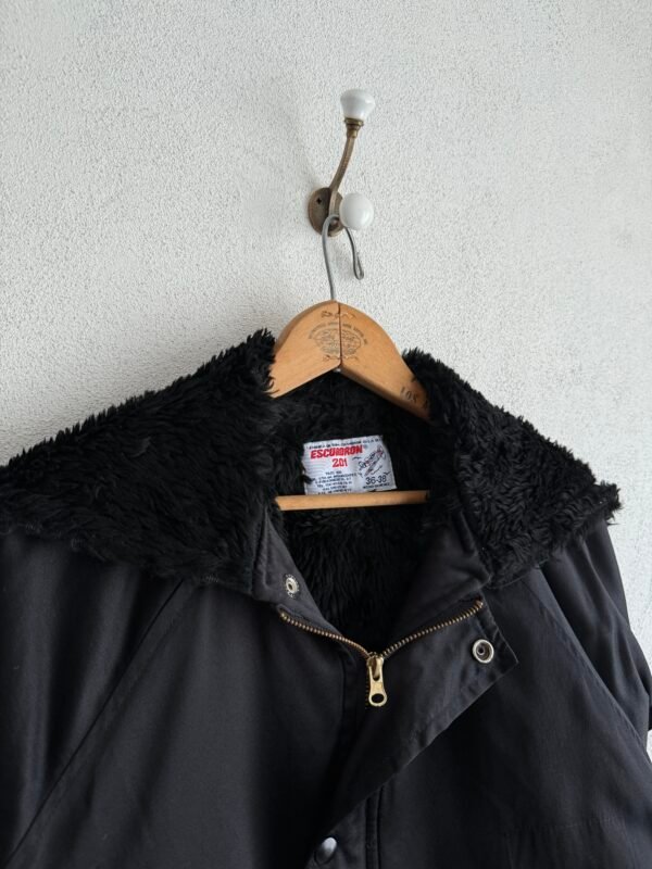 1990s Escuadron 201 Mexican Black Parka