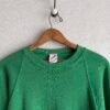 1990s Jerzees Green Sun Faded Crewneck
