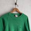 1990s Jerzees Green Sun Faded Crewneck