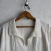 1980s Mexican White Knitted Shirt