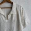 1980s Mexican White Knitted Shirt