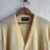 1980s Jantzen Butter Yellow Knitted Cardigan