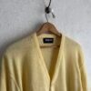 1980s Jantzen Butter Yellow Knitted Cardigan