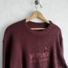 1990s Versace Jeans Couture Wine Knitted Sweater