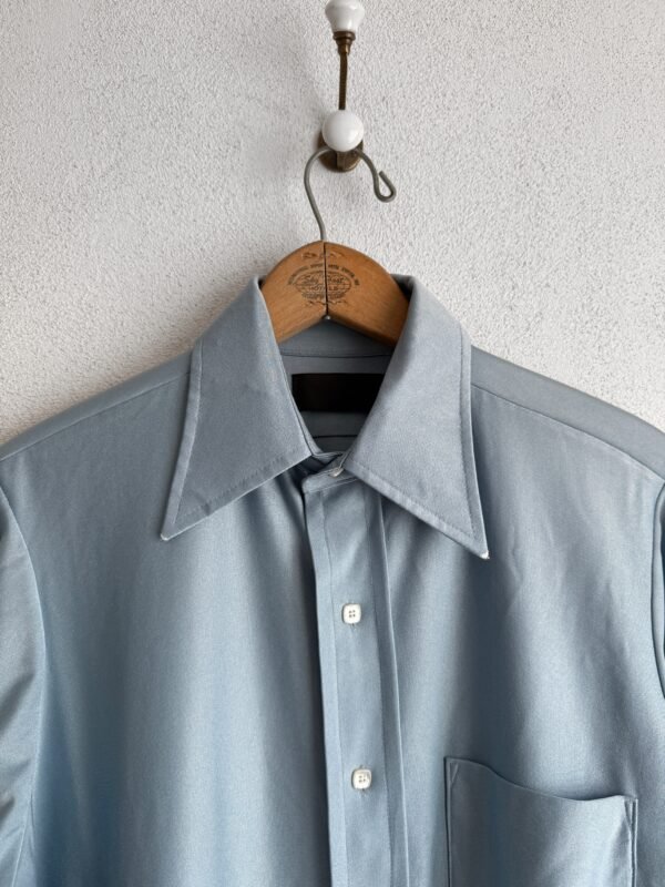 1970s Mexican Blue Shirt