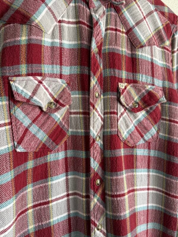 1990s Salt Valley Plaid Western Shirt