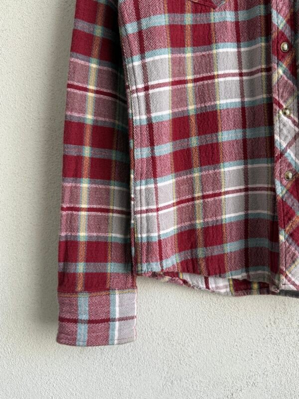1990s Salt Valley Plaid Western Shirt