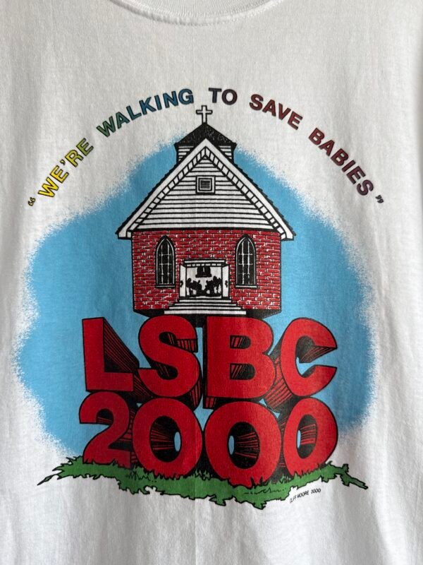 2000 Hanes "We're Walking to..." Graphic Tee
