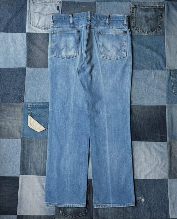 1990s Wrangler Cowboy Distressed Denim Pants
