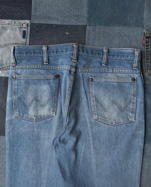 1990s Wrangler Cowboy Distressed Denim Pants
