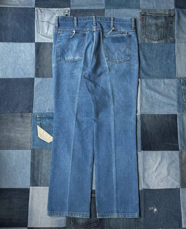 1990s Wrangler Cowboy Distressed Denim Pants