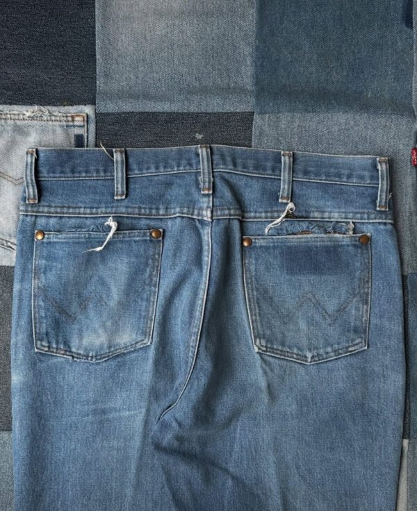 1990s Wrangler Cowboy Distressed Denim Pants